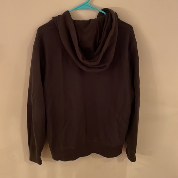 Size large black good threads zip up jacket. - Picture 3 of 3